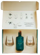 Gin Arduenna Giftpack + Glazen 40% Vol. 50cl
